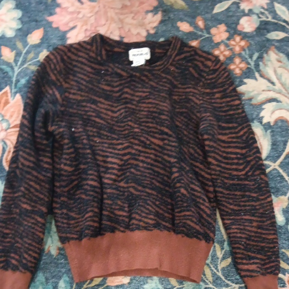 Brown and Black Sweater